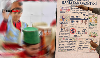Şanlıurfa'da Haliliye Ortaokulu Ramazan Gazetesi Çıkardı