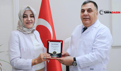 Ayşe Çetinkaya’ya Teşekkür Plaketi Verildi