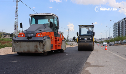 Şanlıurfa'da Buluntu Hoca Bulvarı’nda Asfalt Çalışması Sürüyor