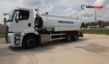 Harran'da Araç Filosu, Sulama Tankeriyle Güçlendirildi