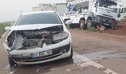 Viranşehir’de Maddi Hasarlı Trafik Kazası