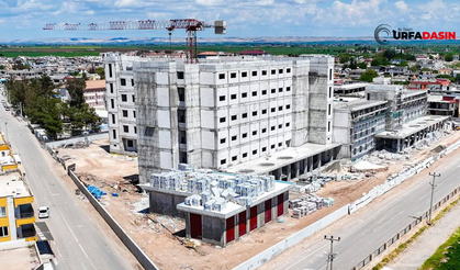 Harran’da Yeni Devlet Hastanesi İnşaatı Hızla Yükseliyor