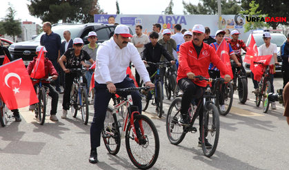 Şanlıurfa Viranşehir'de Bisiklet Şenliğinde Kaymakam 19 Mayıs İçin Pedal Çevirdi
