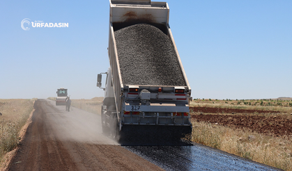 Şanlıurfa'da İki İlçeyi Birleştiren Grup Yolunda Ulaşım Konforu Artıyor