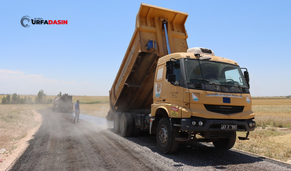 Şanlıurfa Kırsalında Yolların Kalitesi Yükseltiliyor