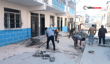 Eyyübiye’de Doğalgaz Hattı Döşenen Sokaklar Nakış Gibi İşleniyor