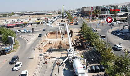Şanlıurfa Eyyübiye'de Trafik Sorununu Bitirecek Proje Hızla İlerliyor