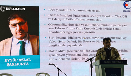 Şanlıurfa'dan Çorum'a Anadolu Şiir Akşamları Rüzgarı