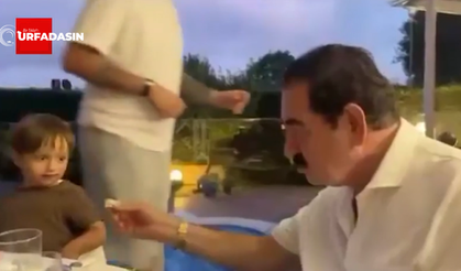 İbo, Torunu İbo'nun Karnını Doyuruyor