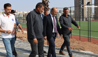 Başkan Nihat Çiftçi, Mehmetçik Spor Tesisleri’ndeki Çalışmaları İnceledi