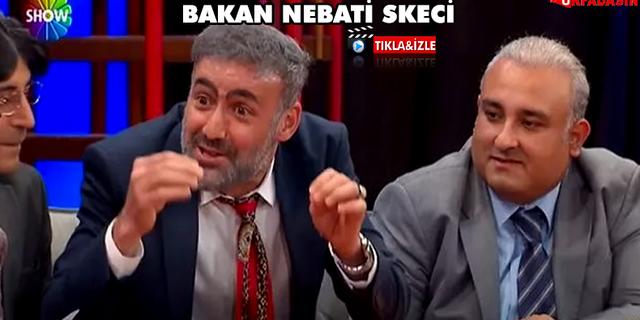 Urfalı Bakan Nureddin Nebati Güldür Güldür Show’da !