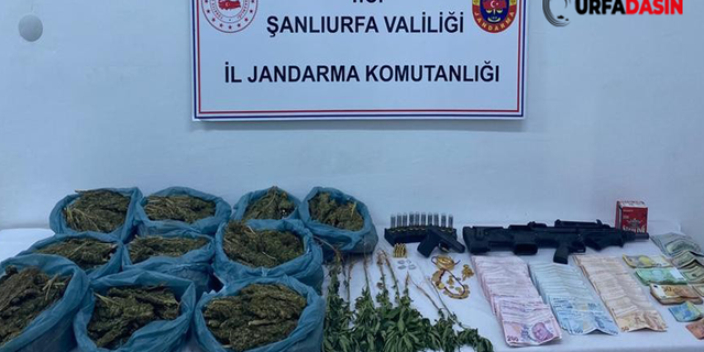 Şanlıurfa'da Silah ve Uyuşturucu Operasyonunda 3 Gözaltı