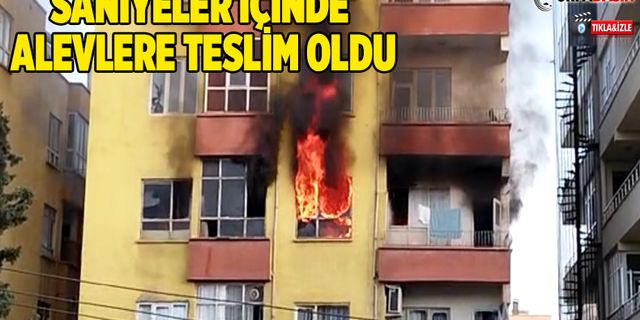 Şanlıurfa'da Apartmanda Çıkan Yangın Metrelerce Yükseldi