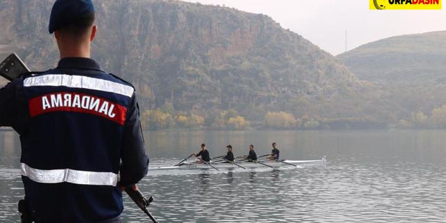 Jandarma, Atatürk Barajında Maratona Hazırlanıyor