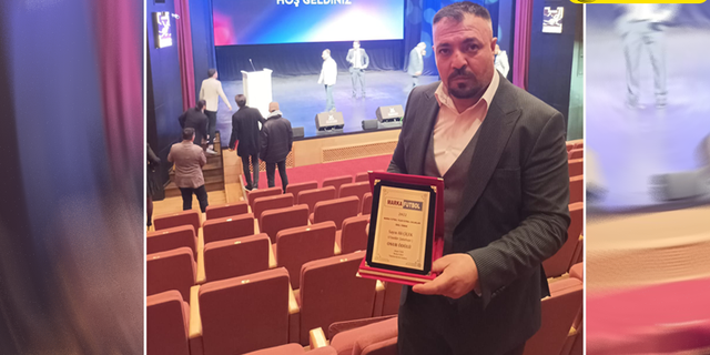 63 Urfaspor Taraftarlar Derneği Başkanı Ali Çiçek’e Ödül 