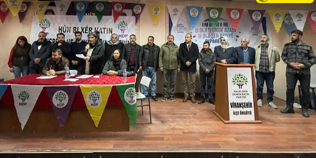 HDP Viranşehir İlçe Kongresini Yaptı!İşte Yeni Yönetimi