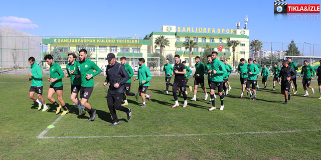 Şanlıurfaspor'da Sivas Belediyespor Hazırlıkları Tamamlandı
