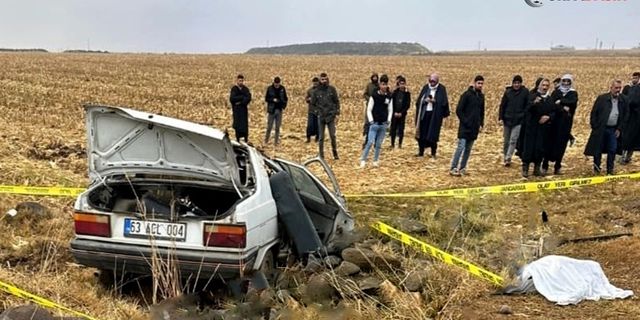 Viranşehir'de Devrilen Otomobilin Sürücüsü Öldü