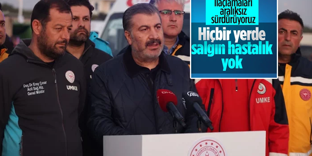 Deprem Bölgesinde Salgın da Yok İlaç Sıkıntısı da!