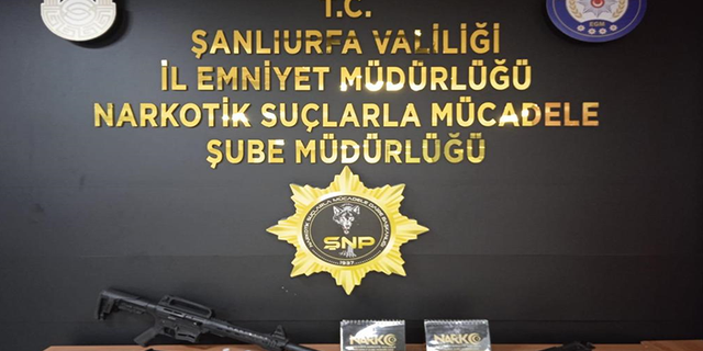 Şanlıurfa’da Operasyonda Uyuşturucu Ve Silah Ele Geçirildi