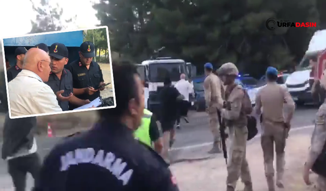 CHP Şanlıurfa Milletvekili Tanal'la Jandarma Arasında Kovalamaca