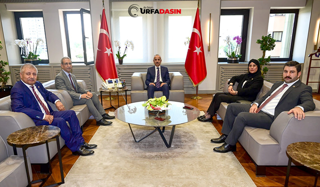 Şanlıurfa Milletvekilleri Ulaştırma Ve Altyapı Bakanı Uraloğlu’nu Ziyaret Etti