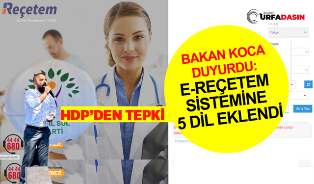 Ahmet Atış; E- Reçetede Kürtçe de Olsaydı Ülke Bölünür müydü?