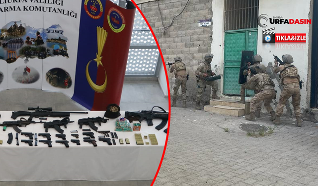 Şanlıurfa’da Silah Kaçakçılığı Operasyonunda Çok Sayıda Silah Ele Geçirildi