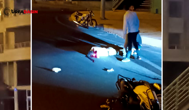 Urfa'da Motosikletle Otomobil Kafa Kafaya Çarpıştı:2 Yaralı