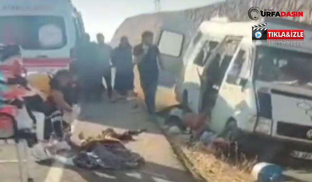 Şanlıurfa'da Tarım İşçilerini Taşıyan Minibüs Kaza Yaptı: 3 Ölü, 17 Yaralı