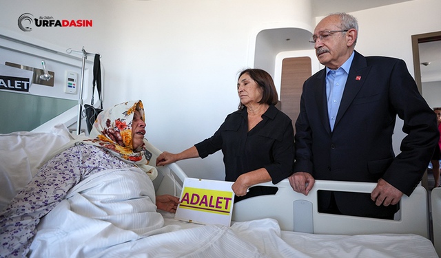CHP Genel Başkanı Kılıçdaroğlu, Emine Şenyaşar’ı Hastanede Ziyaret Etti