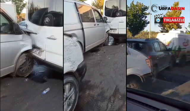 Urfa'da 7 Aracın Karıştığı Zincirleme Kaza: 8 Yaralı
