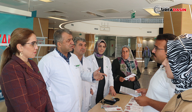 Harran Üniversitesi Hastanesinde Organ Bağışı Bilgilendirmesi Yapılıyor