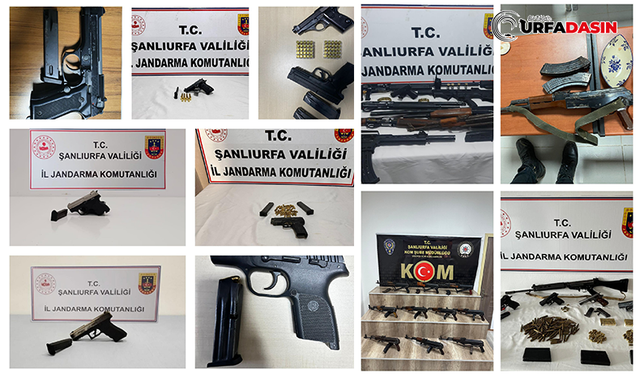 Siverek’te Onlarca Silah ve Uyuşturucu Ele Geçirildi