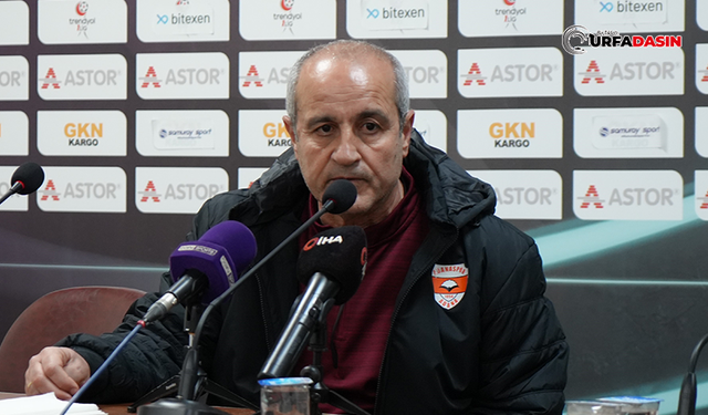 Adanaspor Teknik Direktörü Aydın: “Bugün Sahadaki Şanlıurfaspor’u Tebrik Ediyorum”