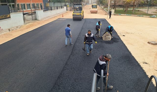 Şanlıurfa Kent Merkezinde Asfalt Çalışması 