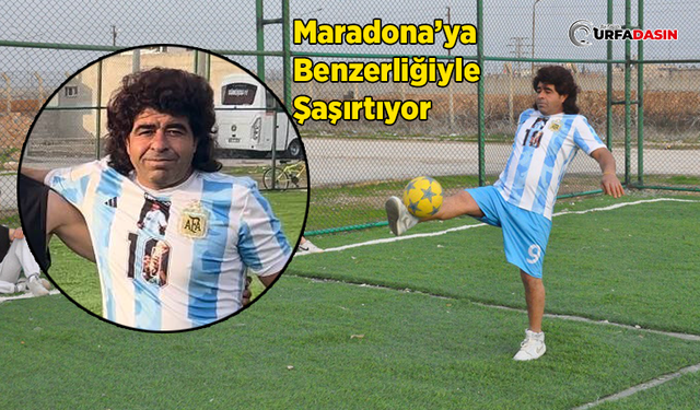 Yerli Maradona Bulundu! Efsane Futbolcuya Benzerliğiyle Dikkati Çekiyor