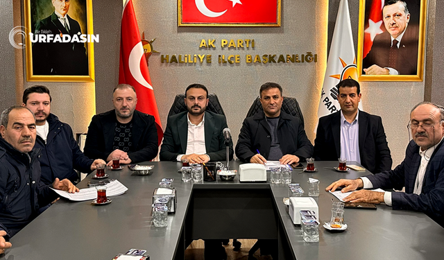 AK Parti, Şanlıurfa’da Yerel Seçim Hazırlıklarına Start Verdi