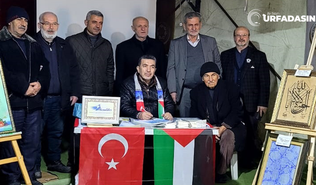 Şanlıurfa'da Sanatçılar Fırçalarını Gazze İçin Salladı