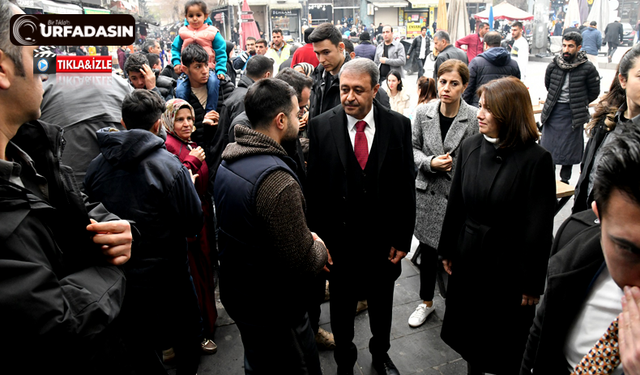 Şanlıurfa Valisi Hasan Şıldak Bu Kez Tarihi Çarşılar Bölgesinde Kısa Yürüyüşe Çıktı