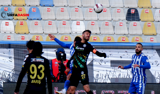 Şanlıurfaspor'da Kötü Gidiş Durdurulamıyor Yine 2-0 Mağlup Oldu