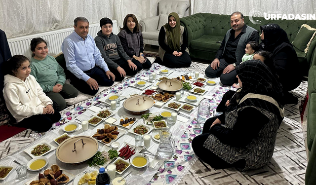 Şanlıurfa Valisinin, Uygur Ailesiyle İftihar Sofrası