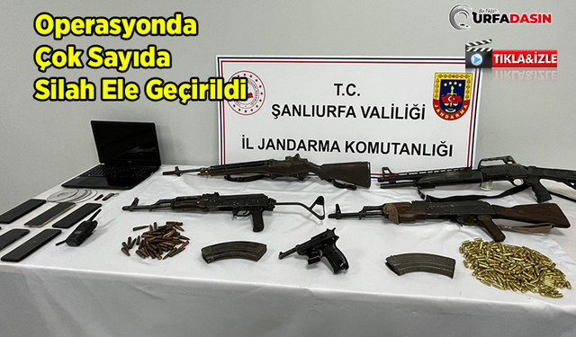 Şanlıurfa Merkezli 5 İlde Terör Operasyonu: 13 Gözaltı, Silahlar Ele Geçirildi
