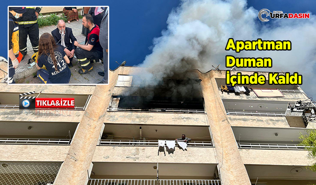 Şanlıurfa’da Apartmanda Yangın: 1 Kişi Hastaneye Kaldırıldı