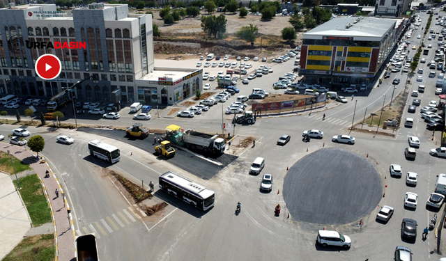 Şanlıurfa’da, kavşaklarda revizyon yapılıyor