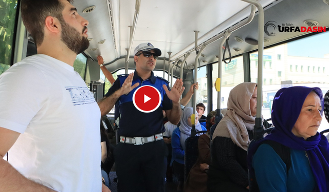 Urfa’da Zabıtalar Toplu Taşıma Araçlarında Klima Denetimi Yaptı