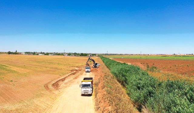 Harran Ovası Kanallarında Sanat Yapıları İşleri Hızla Devam Ediyor