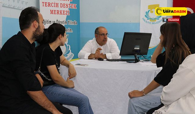 Haliliye’de Tercih Destek Merkezi Gençlerin Yanında