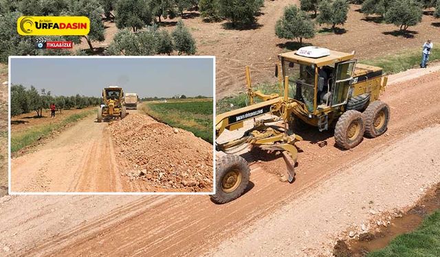 Suruç'ta Kırsal Alanda Asfalt Öncesi Hazırlıklar Başladı