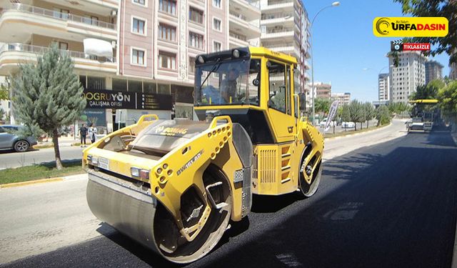 Şanlıurfa Büyükşehir’den Karaköprü’de Sıcak Asfalt Çalışması